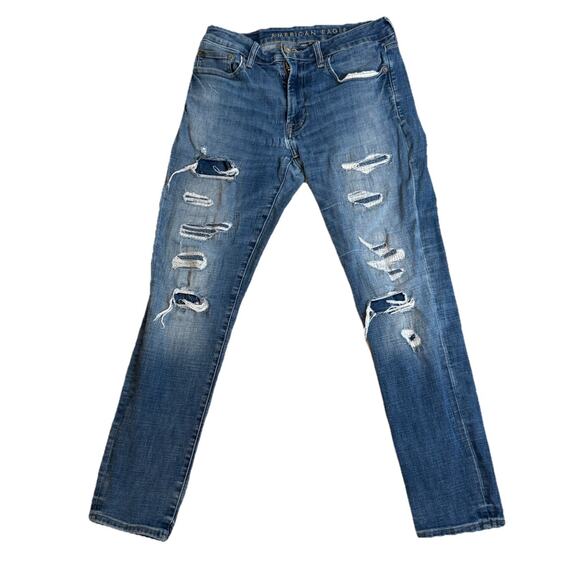 Women’s American Eagle Distressed Next Level Flex Jeans 31x30 - Picture 1 of 5